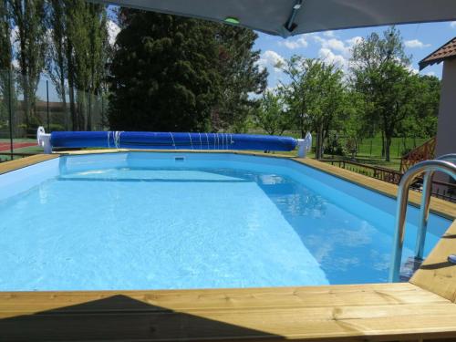 Character house with pool jacuzzi