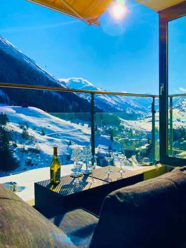 Mountain View in Andermatt, Schweiz