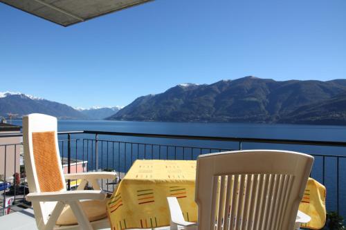 Erkély/terasz, Hotel Garni Morettina in Brissago