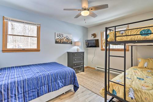 Spacious Lake Ariel Resort Home with Game Room!
