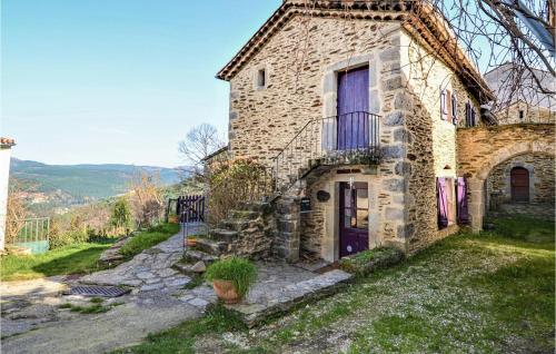 Beautiful home in Branoux-les-Taillades with WiFi and 3 Bedrooms gîte à louer Le Collet-de-Dèze