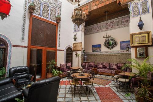 Foyer, Riad Meski in Fez