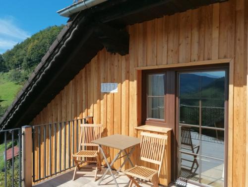 陽台/露台, 費利恩霍夫羅本瑞酒店 (Ferienhof Rabenreith) in 大拉明