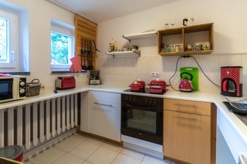virtuve, Ferienhaus Peggy in Oybin