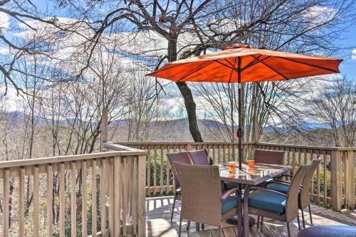 Luxe Rumbling Bald Retreat with Deck and Mountain View