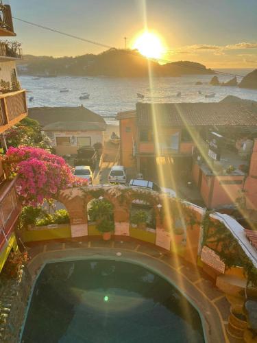Apkārtne, Hotel La Cabaña in Puerto Angel