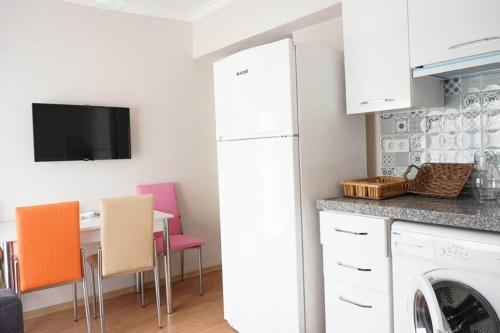 Kitchen, Oren Konak Apart Otel in Burhaniye