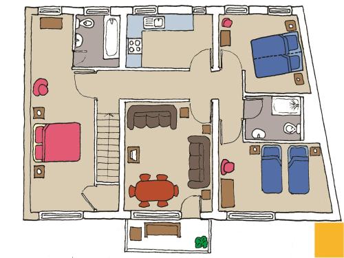 3 bedrooms, 3 beds