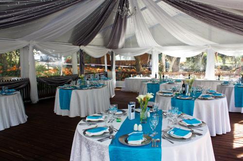Banquet hall, Sakabula Country Lodge in Camperdown