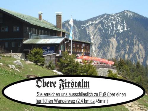 Berggasthof Obere Firstalm in Schliersee, Deutschland