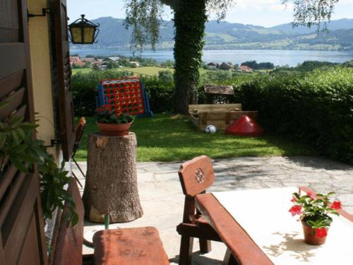 Balkons/terase, Pension Seeblick in Breitenröth