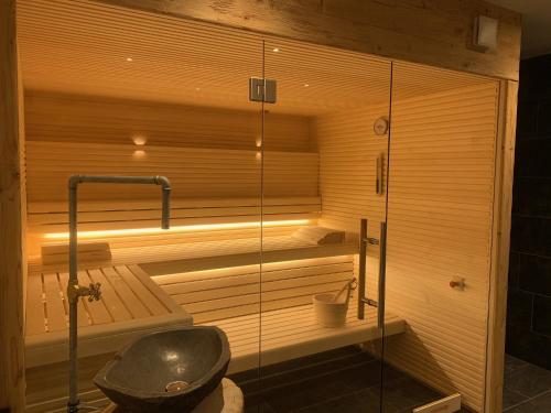 Sauna, Chalet RelaxAlp Garfrescha in Garfrescha