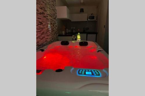 Joli T2, jacuzzi, lit rond, jardin, parking privé, métro 4