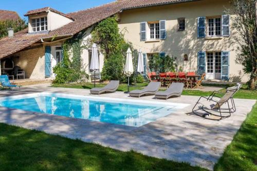 Grande maison - 14 personnes - Piscine gîte à louer Orx