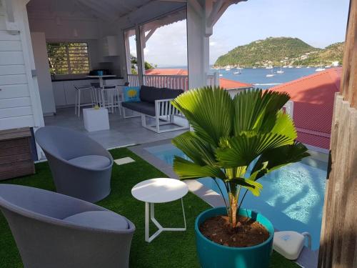 Μπαλκόνι/βεράντα, La petite Villa in Τέρε-ντε-Χαούτ