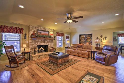 Hill Country Winery Escape with Lavish Backyard in Fredericksburg, USA