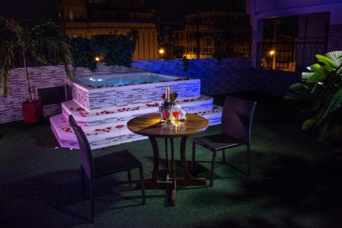 tuin, Hotel Nova Park in Arauca