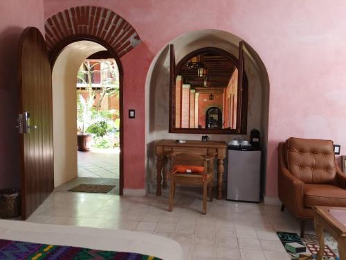 Guestroom, Hotel Siglo XVII Art Gallery in Oaxaca