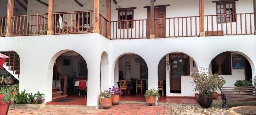 Exterior view, Posada Portal de la Villa in Villa De Leyva