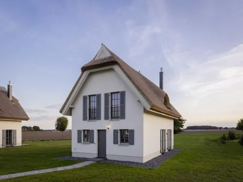 Reetland am Meer - Luxus Reetdachvilla mit 3 Schlafzimmern, Sauna und Kamin E07 in Dranske, Deutschland