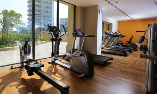 Fitness center, Ramada Hotel & Suites By Wyndham Dubai JBR in Dubai