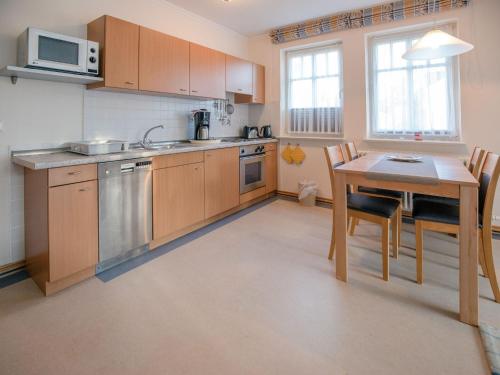Kitchen, Dunenpark Binz - Komfort Ferienwohnung mit 1 Schlafzimmer und Terrasse im Erdgeschoss 224 in Ostseebad Binz