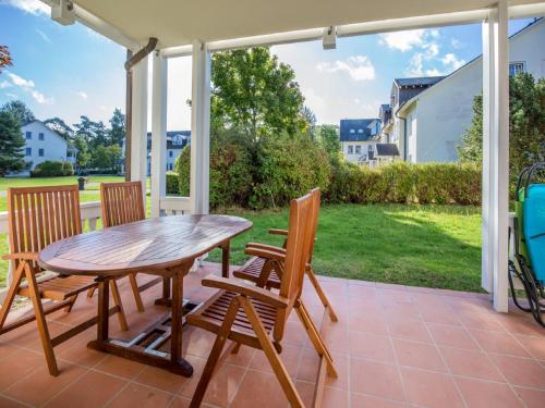 Balcony/terrace, Dunenpark Binz - Komfort Ferienwohnung mit 1 Schlafzimmer und Terrasse im Erdgeschoss 224 in Ostseebad Binz
