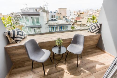 parveke/terassi, Raise Athens Metro Apartments in Dafni