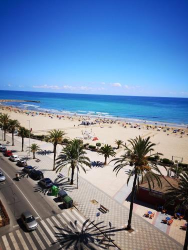 1ere soleil levant in Puerto de Sagunto