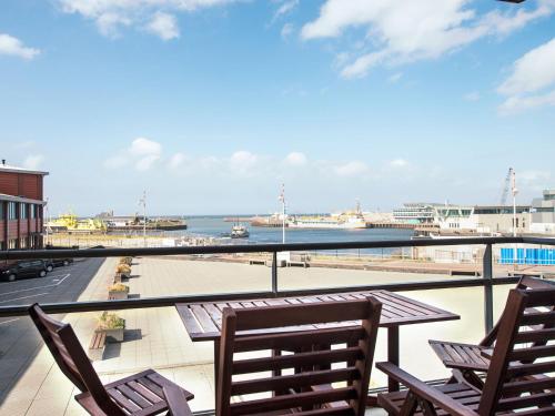 Apartment overlooking the Scheveningen harbor