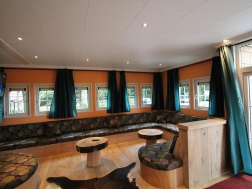 Designed home with bedstead surrounded by forest - image 7