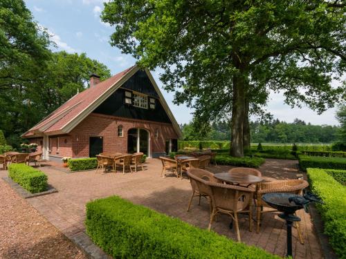 Exterior view, Country house in nature with terrace and wellness across the street in Oldenzaal