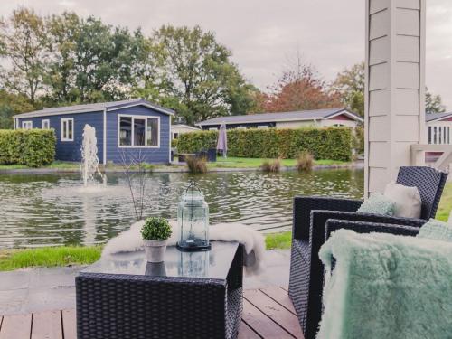 Cozy chalet on a pond, at the edge of the forest