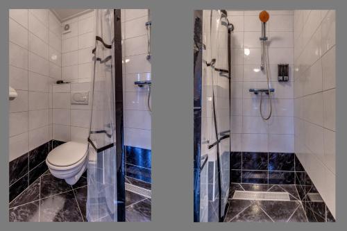 Ванна кімната, B&B Larenstein logeren in een tiny house in Велп