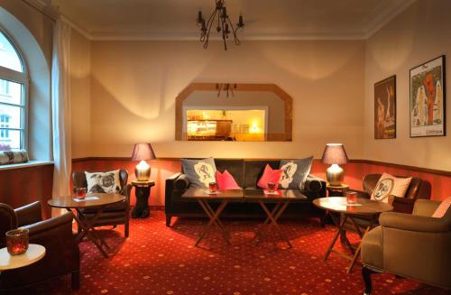 gedeelde lounge/tv-ruimte, Hotel Markus Sittikus in Salzburg