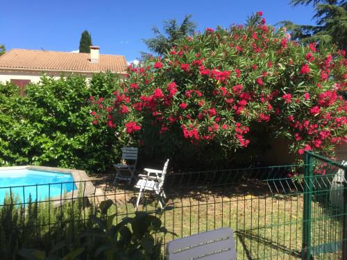 Maison avec piscine gîte à louer Baillargues