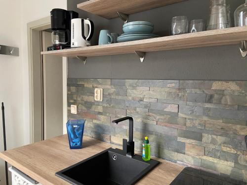 Cocina, Apartment Gartenstrasse 3 in Ostseebad Sellin