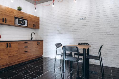 廚房, Готель хостел Rooms in 捷爾諾波爾