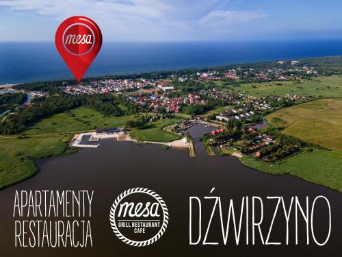 B&B Dźwirzyno - Apartamenty Mesa Grill Restaurant Cafe - Bed and Breakfast Dźwirzyno