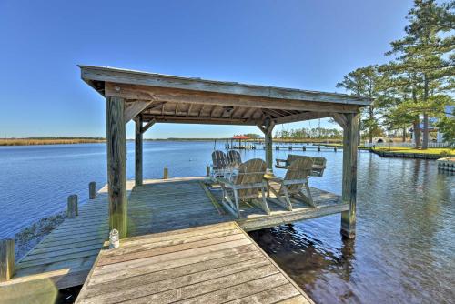 Waterside Belhaven House and Cottage with Porch and Dock