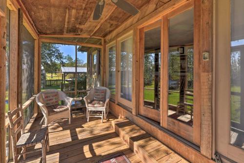 Waterside Belhaven House and Cottage with Porch and Dock