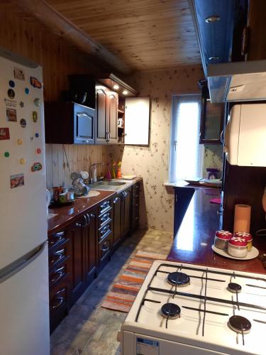 Køkken, Kaimo turizmo sodyba "Navyna" in Anyksciai