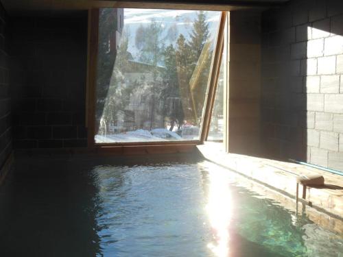 Au pied des pistes, grand chalet LE SEREINA Sauna, Jacuzzi piscine intérieure 16/18 pers gîte à louer La Danchère