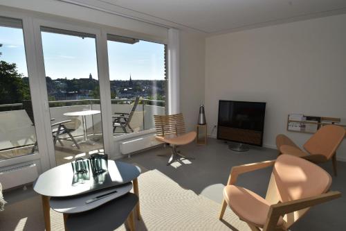 fewo1846 - FoerdeView - luxuriöse Wohnung mit 2 Schlafzimmern und Balkon mit Hafenblick, Flensburg (fotografie 3)