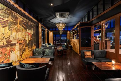 Bar/lounge, Baan Wanglang Riverside (SHA Extra Plus) near Royal Thai Navy Convention Hall