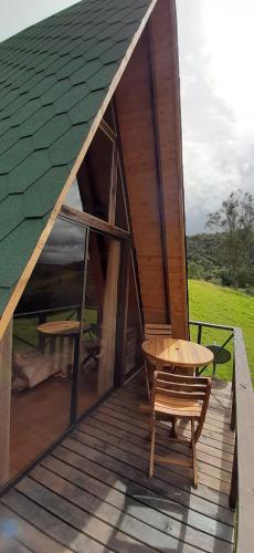 balkon/terras, Animals Glamping in Guasca