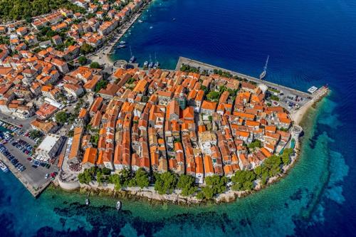  Studio apartment in Korcula with Terrace, Air condition, WIFI, Washing machine (116-3) in Korčula