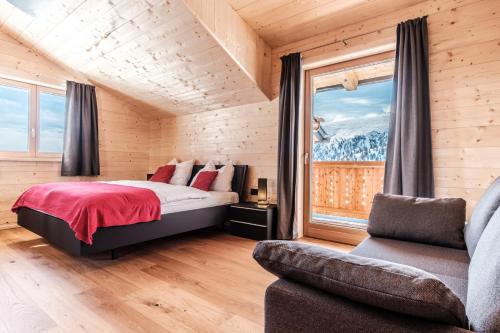 陽台/露台, Heidi Chalets Falkert Heidialm - Chalets Bergwinter in 帕特爾加森