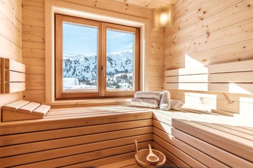 桑拿, Heidi Chalets Falkert Heidialm - Chalets Bergwinter in 帕特爾加森