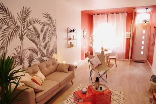 Maison rénovée, 4 chambres, tout confort, EDHEC, IFSI gîte à louer Hem